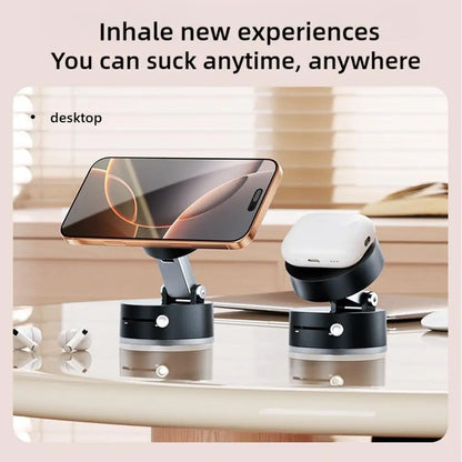 Foldable Magnetic Phone Holder with Double-Sided Suction