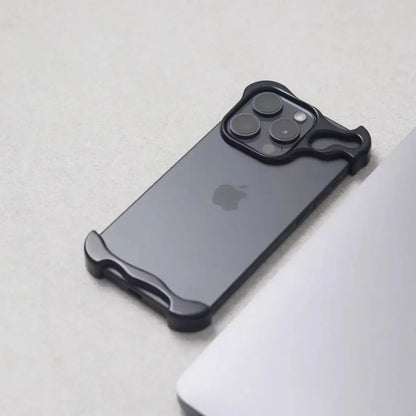 Luxury Aluminum Alloy Bumper Case with Lens Protection for iPhone