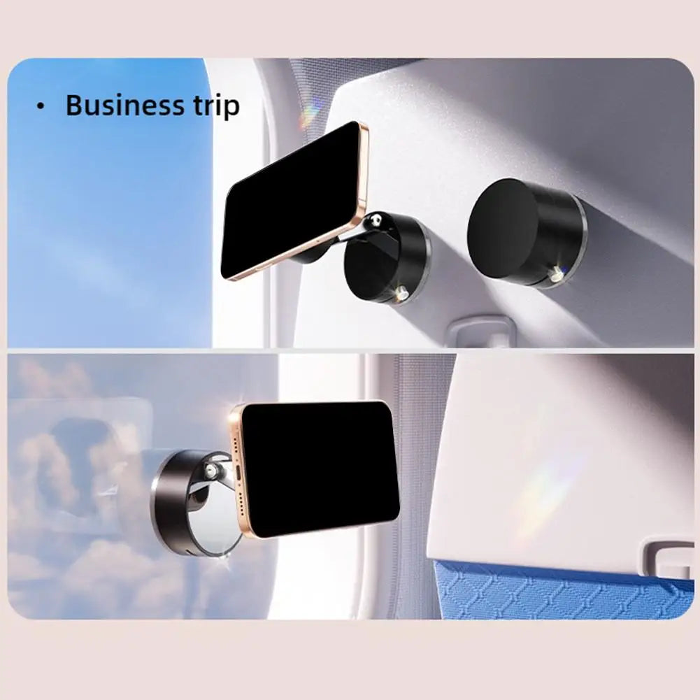 Foldable Magnetic Phone Holder with Double-Sided Suction