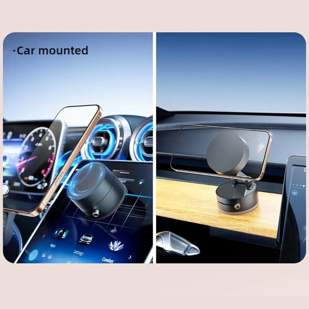 Foldable Magnetic Phone Holder with Double-Sided Suction