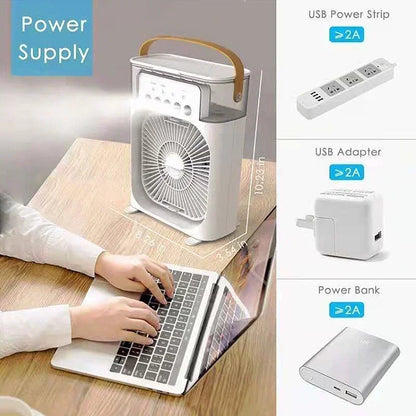 2-in-1 USB Cooling Fan & Humidifier