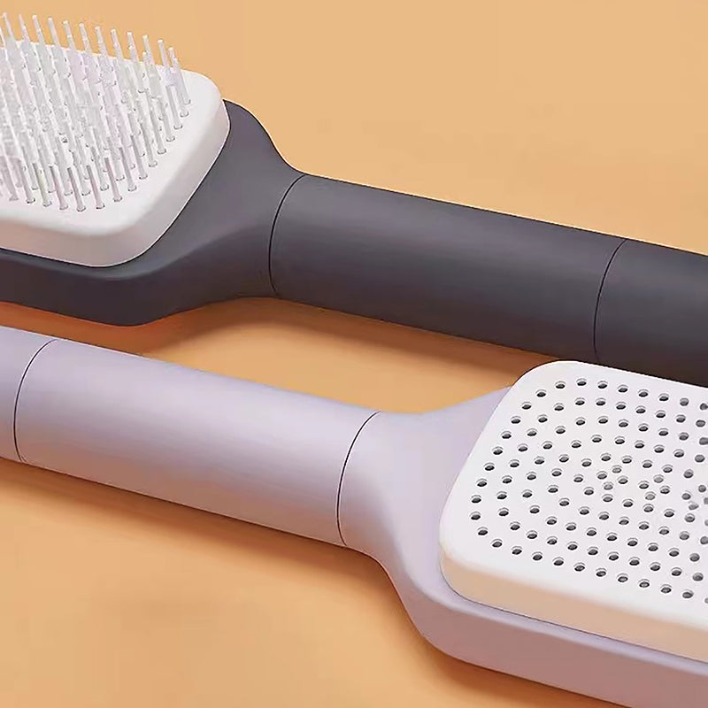 Self-Cleaning Hairbrush for Women - Airbag Scalp Massage & Anti-Static